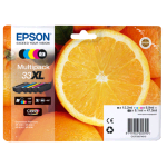 EPSON MULTIPACK 33 XL CONFEZIONE 5 CARTUCCE NERO+GIALLO+CIANO+MAGENTA+NERO FOTOGRAFICO