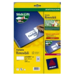 AVERY-ZWECKFORM L4732REV-25 CONFEZIONE 2.000 ETICHETTE ADESIVE 16.9x35.6 MM COLORE BIANCO FINITURA OPACA