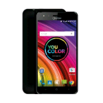 NGM YOU COLOR E507 DUAL SIM 5" QUAD CORE 4GB EXTRA COVER OMAGGIO AGGIUNTIVA TRA 21 COLORI ITALIA BLACK