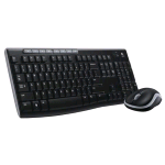 LOGITECH MK270 TASTIERA WIRELESS LAYOUT ITALIANO + MOUSE WIRELESS STANDARD OTTICO COLORE NERO