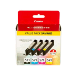 CANON MULTIPACK CLI-571 SERBATOIO NERO + CIANO + GIALLO + MAGENTA