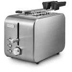 DE LONGHI CTX2203STEEL ICONA TOSTAPANE POTENZA 550 W COLORE ACCIAIO