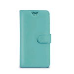 CELLY WALLYUNIXLTF CUSTODIA A PORTAFOGLIO PER SMARTPHONE MAX 5" IN ECOPELLE COLORE VERDE ACQUA