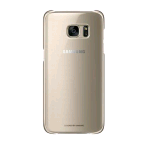 SAMSUNG EF-QG935CFEGWW GALAXY S7 EDGE CLEAR COVER ORIGINALE COLORE GOLD