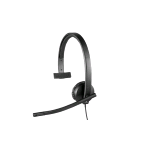 LOGITECH H570E MONO CUFFIA MONOAURALE CON MICROFONO CAVO 1MT CONNETTORE USB COLORE NERO