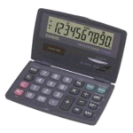 CASIO SL-210TE CALCOLATRICE TASCABILE 10 CIFRE ALIMENTAZIONE SOLARE/BATTERIA COLORE BLU