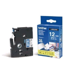 BROTHER TZE535 NASTRO LAMINATO 12MMx8MT COLORE BLU STAMPA BIANCO