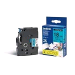 BROTHER TZE541 NASTRO LAMINATO 18MMx8MT COLORE BLU STAMPA NERO