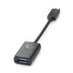 HP N2Z63AA ADATTATORE USB-C MASCHIO/USB 3.1 FEMMINA COLORE NERO