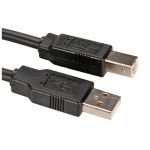 NILOX CRO11028830 CAVO USB 2.0 TYPE A/B MASCHIO/MASCHIO 3MT COLORE NERO