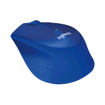 LOGITECH M330 SILENT PLUS MOUSE WIRELESS MECCANICO 1.000 DPI MANO DESTRA COLORE BLU