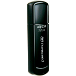 TRANSCEND JETFLASH 350 32GB USB 2.0 COLORE NERO 