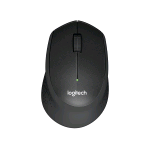 LOGITECH M330 SILENT PLUS MOUSE WIRELESS MECCANICO 1.000 DPI MANO DESTRA COLORE NERO