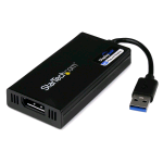 STARTECH USB32DP4K ADATTATORE/CONVERTITORE USB 3.0/DISPLAY PORT 4K ULTRA HD COLORE NERO