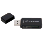 TRANSCEND RDF5 LETTORE SD/MICRO SD INTERFACCIA USB 3.0 COLORE NERO