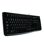 LOGITECH K120 TASTIERA USB LAYOUT AMERICANO COLORE NERO