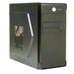 ITEK RIVER CASE MINI TOWER SCHEDA MADRE SUPPORTATA MICRO ATX ALIMENTATORE 500W INCLUSO COLORE NERO