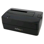 STARTECH SATDOCKU3S DOCKING STATION INTERFACCIA USB 3.0 1xBAY HDD SATA 2.5"/3.5" COLORE NERO