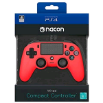 NACON PS4 COMPACT CONTROLLER WIRED LICENZA UFFICIALE SONY ROSSO