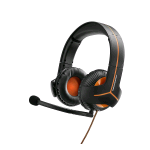 THRUSTMASTER Y350 CPX CUFFIE GAMING CON MICROFONO TECNOLOGIA 7.1 VIRTUAL SURROUND SOUND DRIVER 60mm ACTIVE BASS NERO ARANCIONE