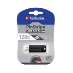 VERBATIM STORE N GO PINSTRIPE 128GB USB 3.0 NERO 