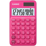 CASIO SL-310UC-RD CALCOLATRICE TASCABILE 10 CIFRE COLORE CON CUSTODIA FUCSIA
