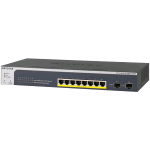 NETGEAR GS510TPP-100EUS SWITCH GESTITO 8 PORTE POE RJ-45 10/100/1000 Mbps +2 SLOT SFP
