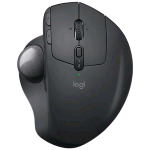 LOGITECH MX ERGO MOUSE CON TRACKBALL WIRELESS OTTICO 8 TASTI 440 DPI COLORE GRAFITE