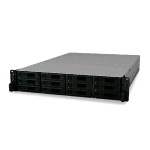 SYNOLOGY RS3618XS NAS CHASSIS RACK 2U 12BAY HDD/SSD SATA FORMATO 2.5"/3.5" COLORE NERO