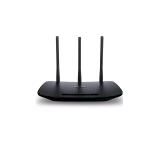 TP-LINK TL-WR940N ROUTER WIRELESS 2.4GHz 450 Mbit/s FAST ETHERNET 4 PORTE RJ-45 3 ANTENNE ESTERNE DESKTOP NERO