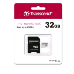 TRANSCEND 32GB MICROSD UHS-I U1 CLASSE 10 + ADATTATORE