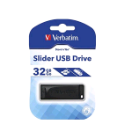 VERBATIM SLIDER USB DRIVE 32GB CHIAVETTA USB 2.0