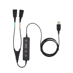 JABRA LINK 265 CAVO AUDIO USB 2.0 2X QD BLACK