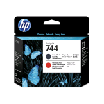 HP 744 TESTINA INK-JET NERO/ROSSO