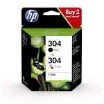 HP MULTIPACK 304 CARTUCCE INK-JET NERO + TRICROMIA