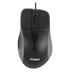 NILOX MOUSE OTTICO USB 1.000 DPI BLACK