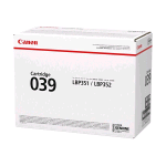 CANON 039 TONER NERO PER LBP352i,LBP351i 11.000 PAGINE
