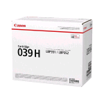 CANON 039 H TONER NERO PER imageCLASS LBP351dn, LBP351x, LBP352dn, LBP352x; i-SENSYS LBP351x, LBP352x; Satera LBP351i 25.000 PAG