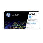 HP 656X TONER CIANO PER COLOR LASERJET ENTERPRISE M652DN - M652N - M653DN - M653X 22.000 PAGINE