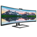 PHILIPS BRILLIANCE 499P9H/00 48.8" MONITOR CURVO 32:9 SUPERWIDE DUAL QUAD HD 5120 X 1440