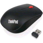 LENOVO THINKPAD ESSENTIAL WIRELESS MOUSE OTTICO 2.4GHz RICEVITORE USB 3 PULSANTI NERO