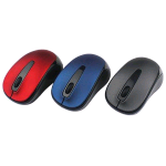 MEDIACOM M-MEA877 MOUSE OTTICO WIRELESS 1.000 DPI 2.4 GHz NERO BLU ROSSO SILVER