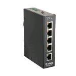D-LINK DIS-100E-5W SWITCH 5 PORTE NO GESTITO L2 FAST ETHERNET (10/100) NERO