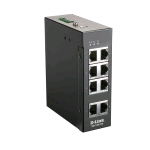 D-LINK DIS-100E-8W SWITCH 8 PORTE NO GESTITO L2 FAST ETHERNET (10/100) NERO