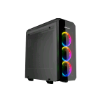 COUGAR PURITAS RGB CASE MIDDLE TOWER VETRO TEMPERATO MINITX/MATX/ATX NERO