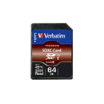 VERBATIM PREMIUM 44024 64GB SDXC CARD CLASSE 10
