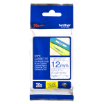 BROTHER TZE133 NASTRO PER ETICHETTATRICE LAMINATO BLU SU TRASPARENTE DIMENSIONI 12MM x 8MT