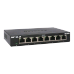 NETGEAR GS308-300PES 8 PORTE SWITCH DI RETE NON GESTITO L2 GIGABIT ETHERNET (10/100/1000) NERO