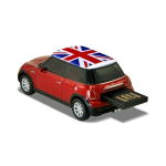 REDLINE MINI COOPER S BANDIERA UK CHIAVETTA USB 2.0 16GB COLORE RED