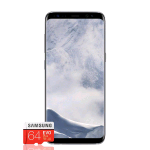 SAMSUNG G950F GALAXY S8 5.8" OCTA CORE 64GB RAM 4GB 4G LTE IP68 ITALIA + MICRO SD 64GB EVO PLUS ITALIA ARGENTO